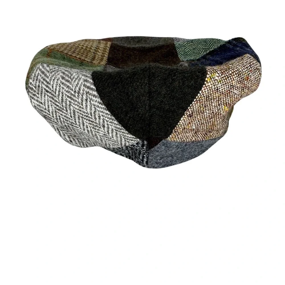 Orvis wool patchwork‎ newsboy hat